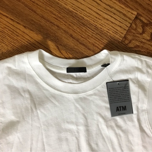 ATM Classic Muscle Tee White NWT - Picture 4 of 6